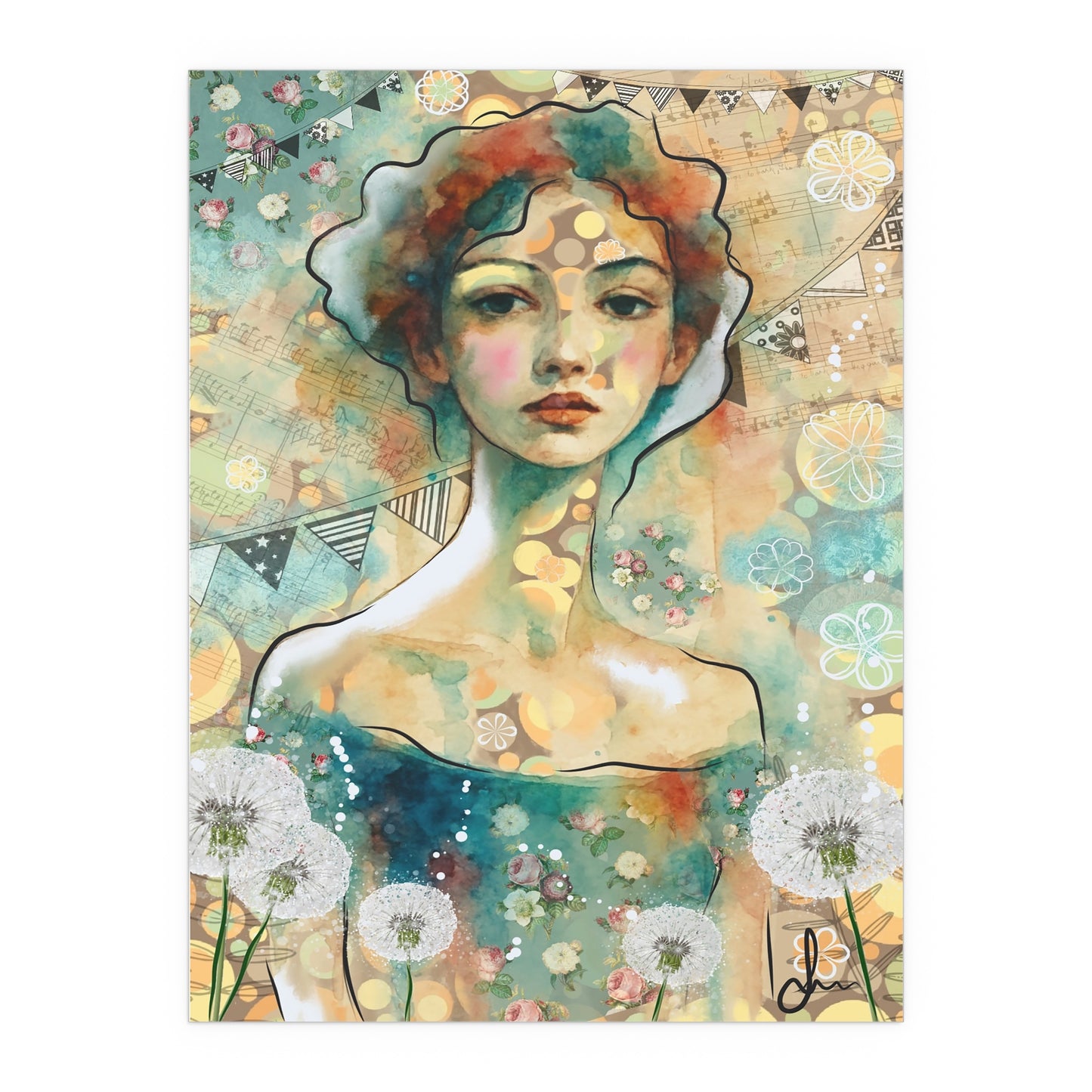 All the pieces she hides