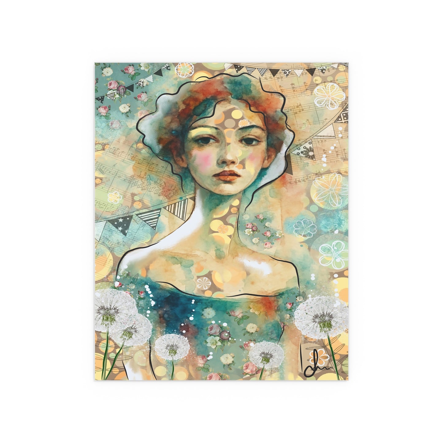 All the pieces she hides
