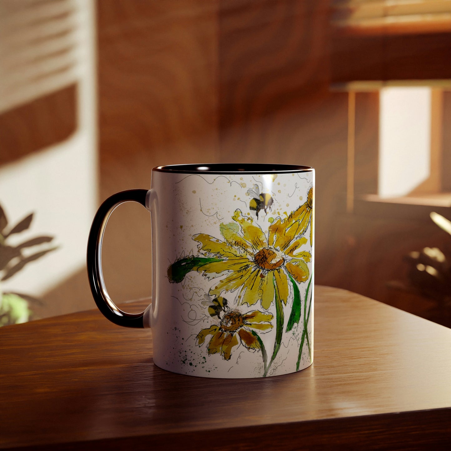 Springtime Buzz - Two Tone Mug