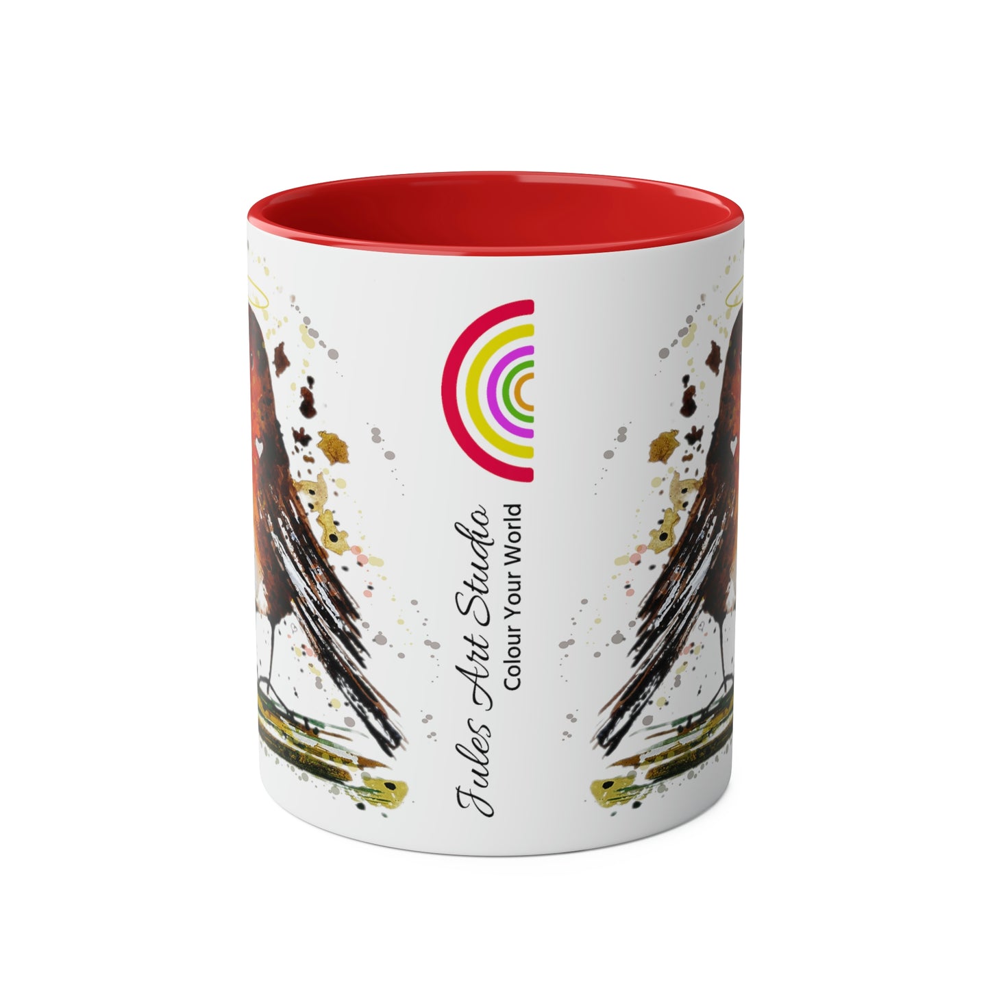 Angel Robin - Two Tone Mug