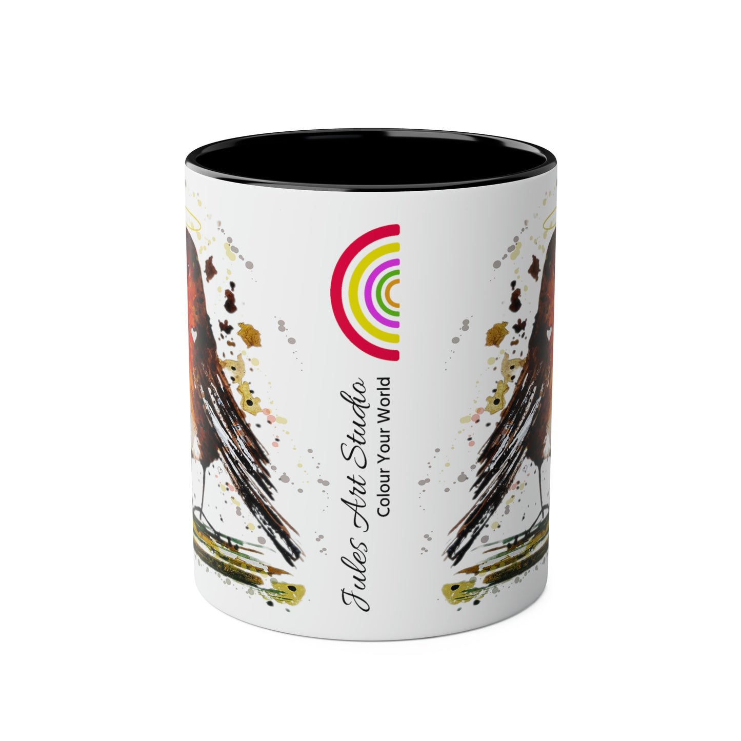 Angel Robin - Two Tone Mug