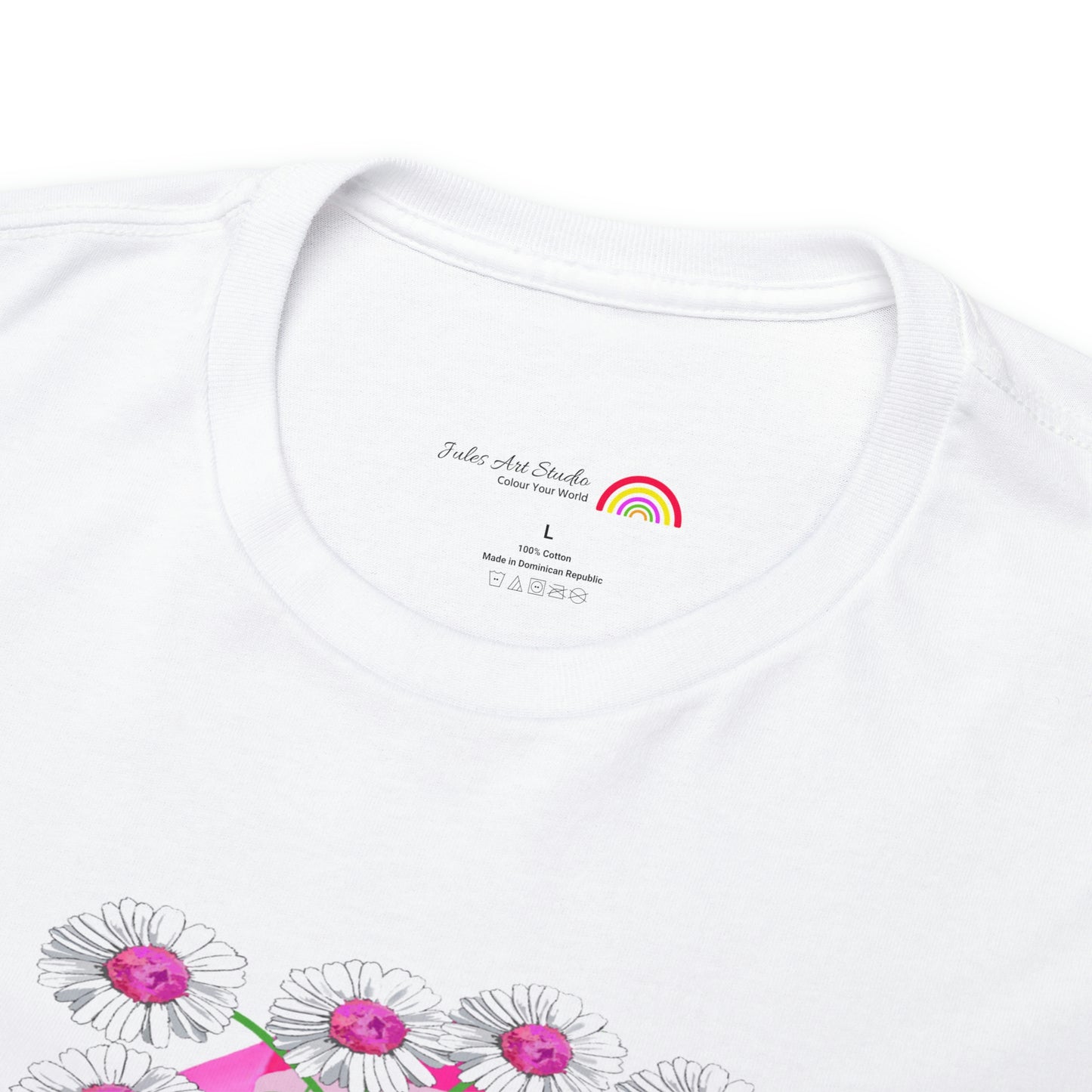 Pink Bee Positivity / T-shirt is in aid of cancer awareness, 20% of all profits will go to cancer research.