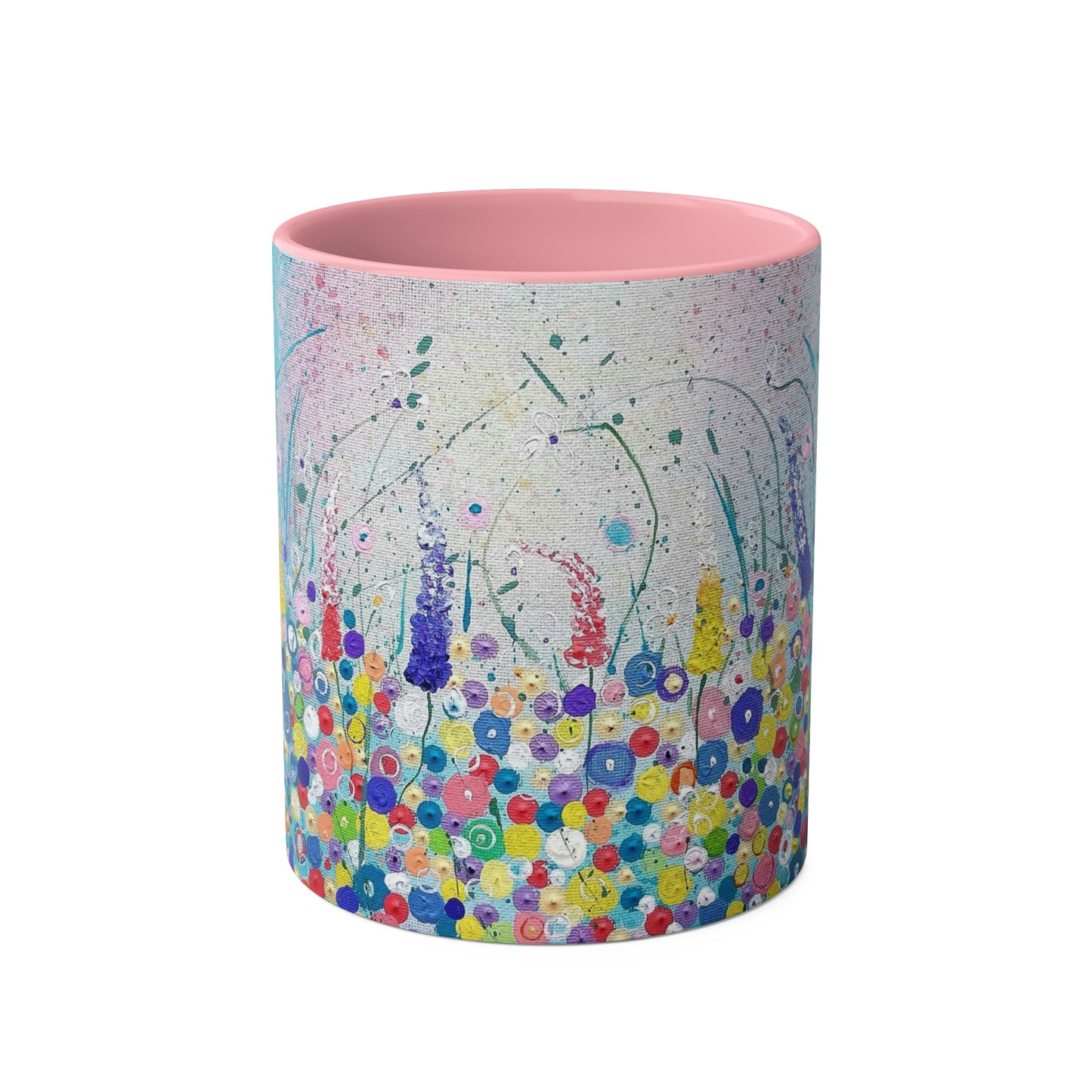Abstract Flowers - Two Tone Mug