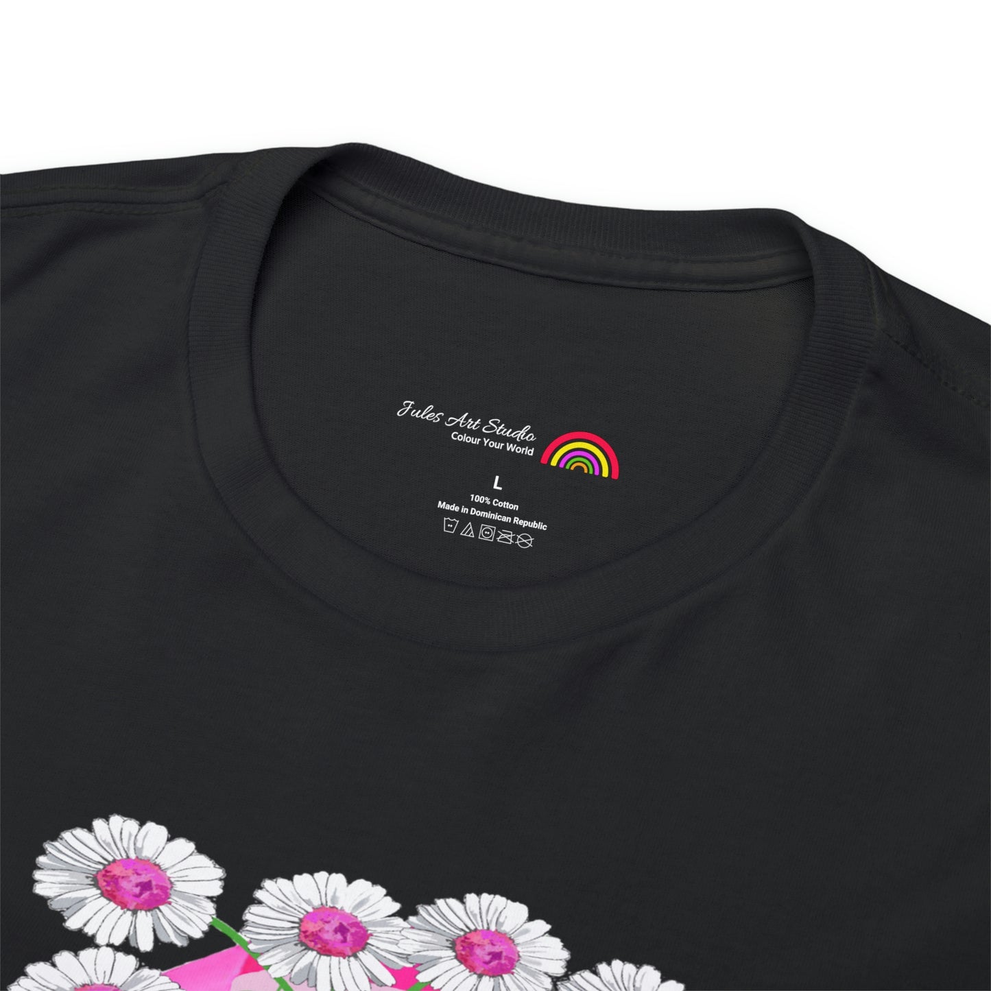 Pink Bee Positivity / T-shirt is in aid of cancer awareness, 20% of all profits will go to cancer research.