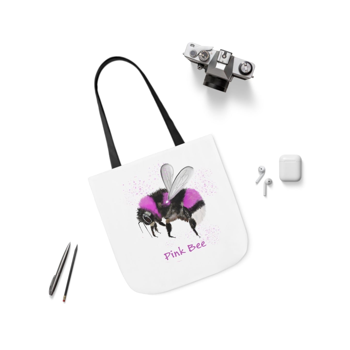 Pink Bee - Tote Bag