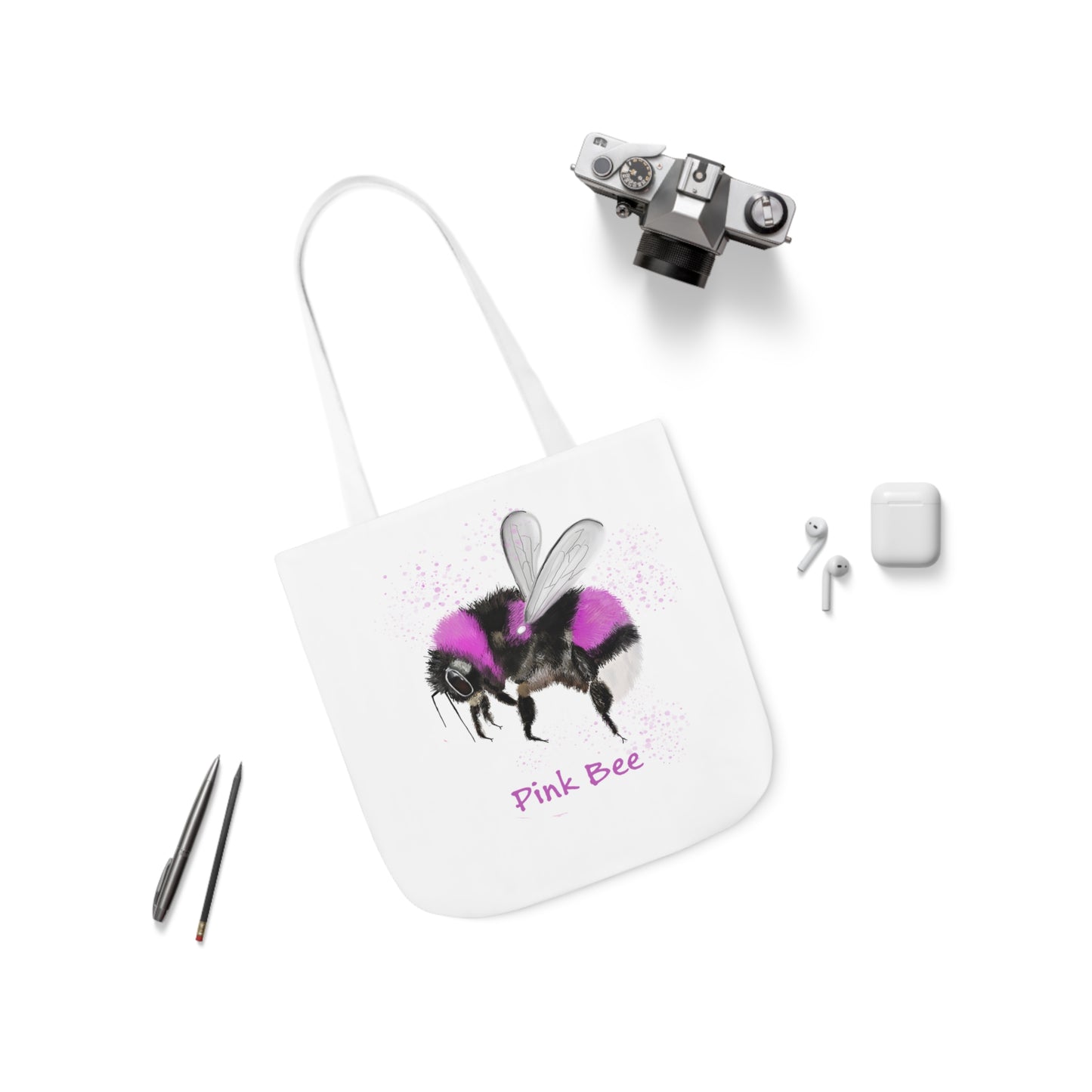 Pink Bee - Tote Bag