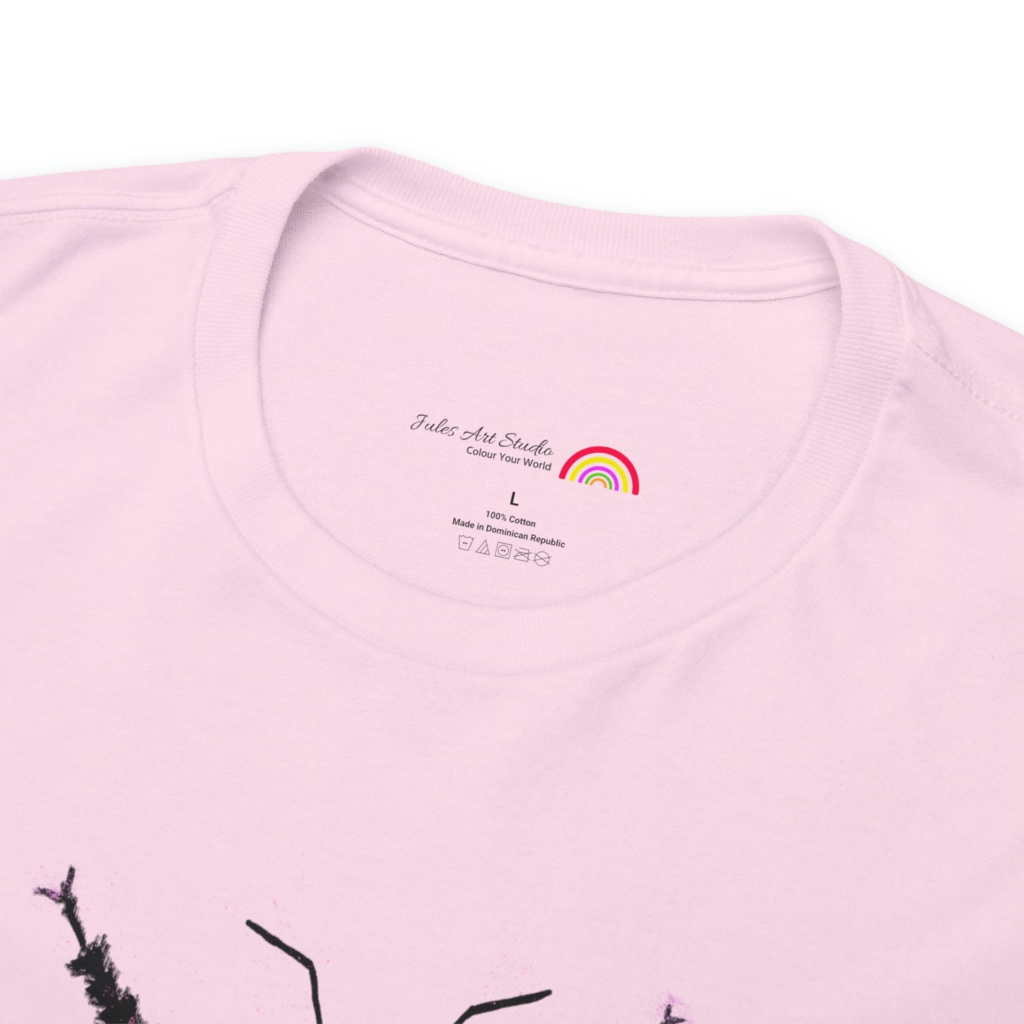 Floral Pink Bee - Tshirt