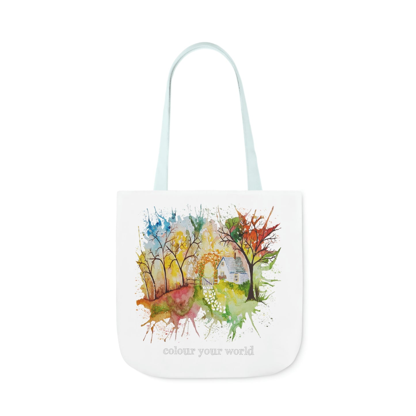 Original watercolour on tote bag