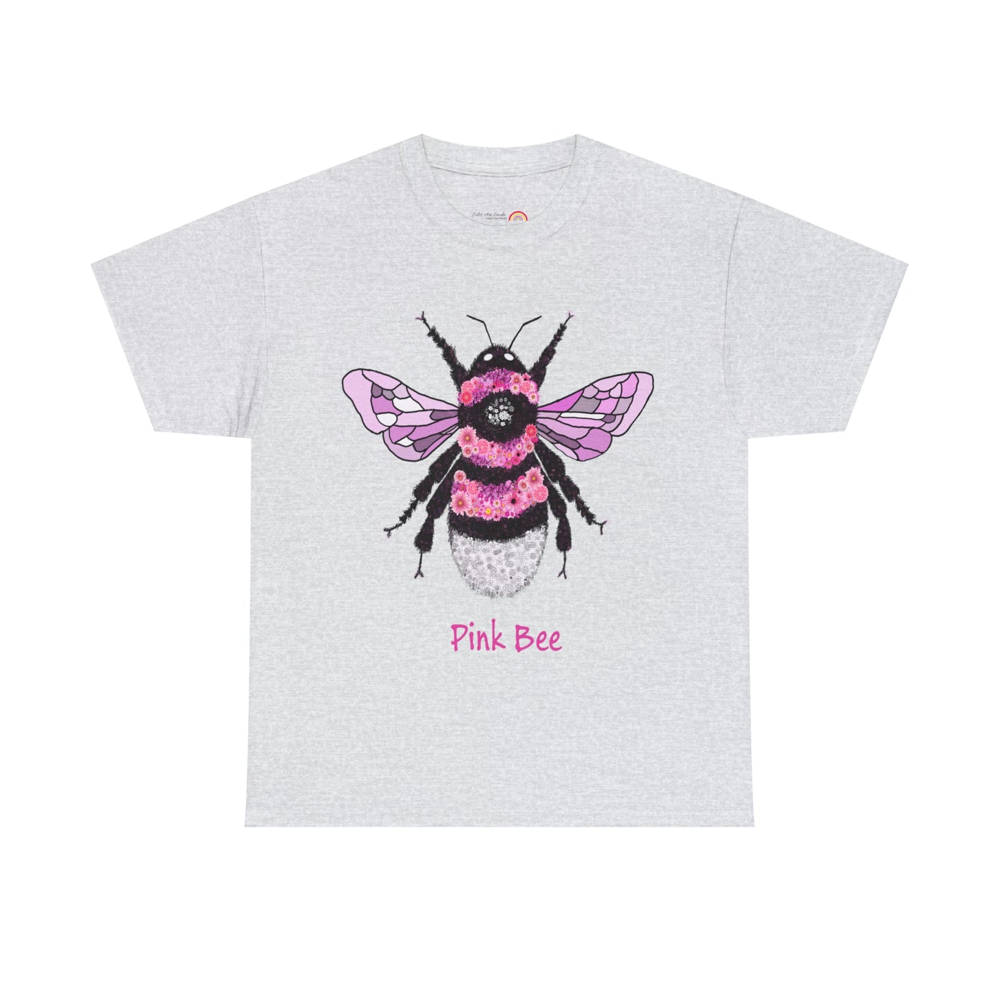 Floral Pink Bee - Tshirt