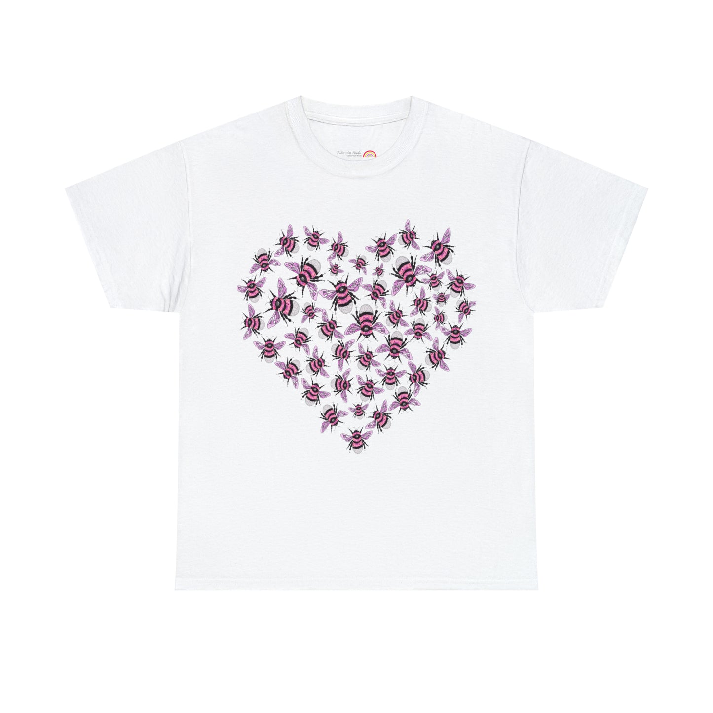 Pink bee heart Tshirt